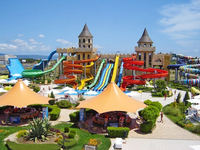 a water park in Nessebar, Bulgaria