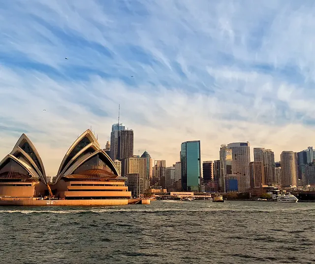 A look across Sydney Harbour