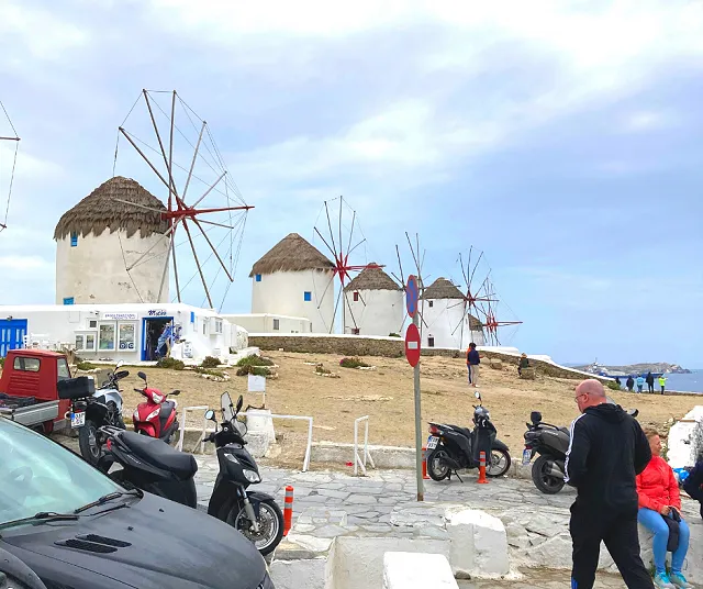 the windmills of mykonos